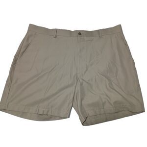 ALAN FLUSSER: Khaki Golf Zip Up Shorts, Men's Size 38